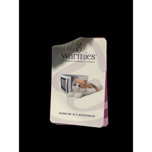 Warmies Cat Microwavable French Lavender Scented Plush Calico Cat NEW WITH TAGS - Picture 11 of 13